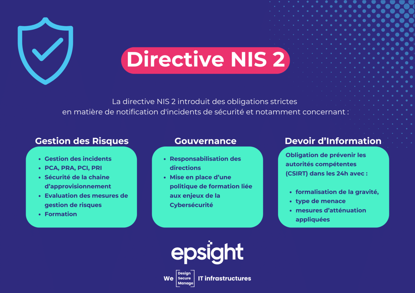 résumé des obligations strictes de la directive NIS 2